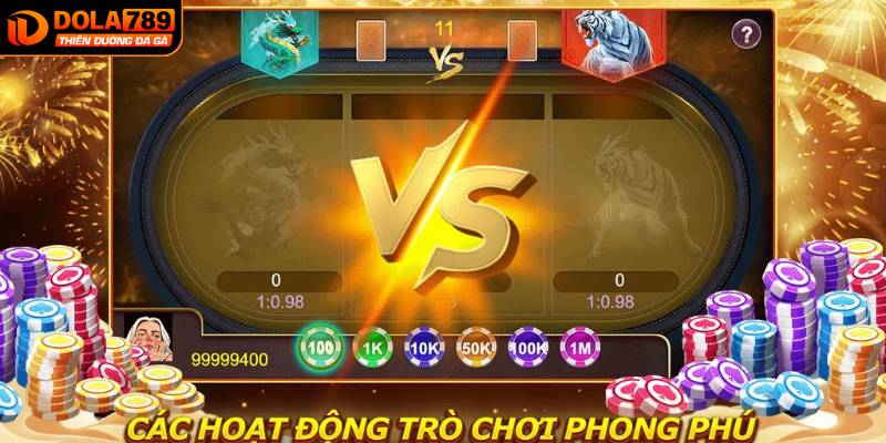 Giới thiệu chung về trò chơi rồng hổ DOLA789